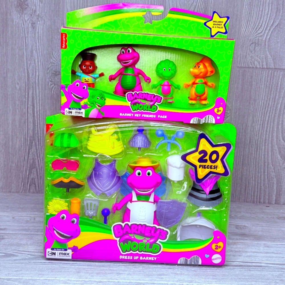 Nwt Barney And Friends Action Figurines Toys Dress Up Barney Barneys World